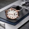 WhatsApp Image 2026-07-26 at 4.51.12 PM (3) TOMI Executive - White Dial Rose Gold Grey Silicone Watch For Men