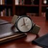 WhatsApp Image 2026-07-26 at 6.45.00 PM (4) XENLEX – Green Dial Leather Strap Watch For Men