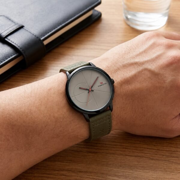 WhatsApp Image 2026-07-26 at 6.45.00 PM (5) XENLEX – Green Dial Leather Strap Watch For Men