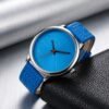 XENLEX – Sky Blue Dial Leather Strap Watch For Girls | WB-13