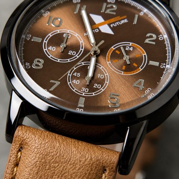 WhatsApp Image 2026-07-28 at 2.39.59 PM (4) Smart Future – Brown Leather Strap Watch For Men | WB-10