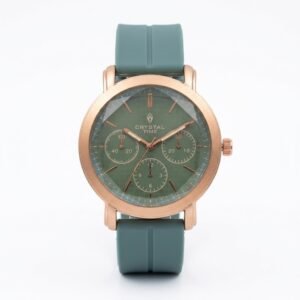 Crystal Time – Green Dial Magnet Lock Watch | WB-09