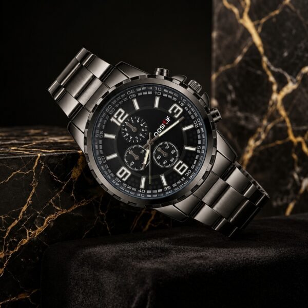 WhatsApp Image 2026-07-28 at 3.11.11 PM - Copy (2) Positif Black Dial Black Chain Watch For Men | WB-07