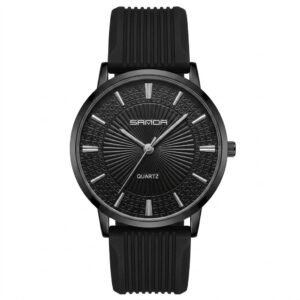 SAMOA All Black – Silicon Strap Quartz Watch For Men | WB-04