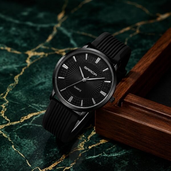 WhatsApp Image 2026-07-30 at 2.03.53 PM (3) SAMOA All Black – Silicon Strap Quartz Watch For Men | WB-04