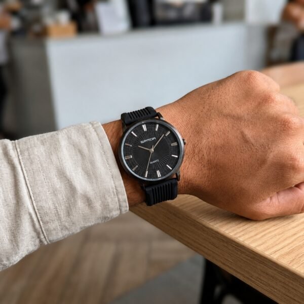 WhatsApp Image 2026-07-30 at 2.03.53 PM (4) SAMOA All Black – Silicon Strap Quartz Watch For Men | WB-04