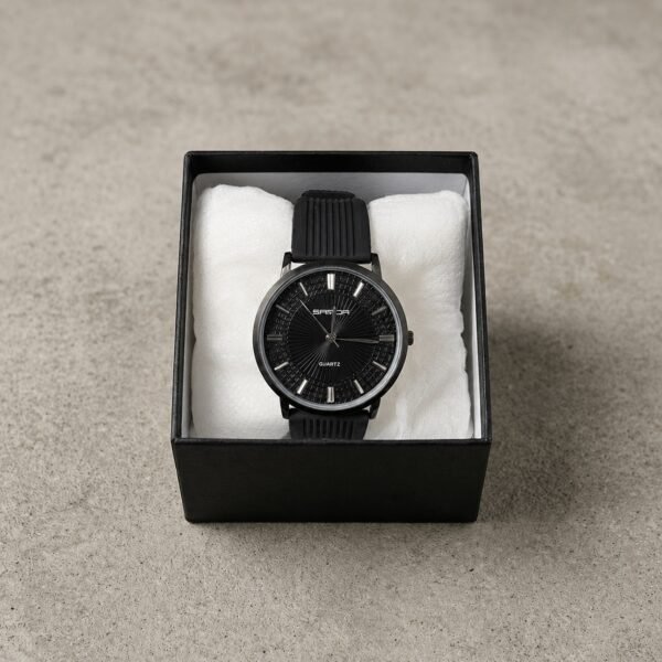 WhatsApp Image 2026-07-30 at 2.03.53 PM (5) SAMOA All Black – Silicon Strap Quartz Watch For Men | WB-04