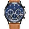 WhatsApp Image 2026-07-30 at 2.21.19 PM (3) TOMI Chronograph – Blue Dial Brown Leather Watch For Men | WB-02