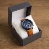 WhatsApp Image 2026-07-30 at 2.21.19 PM (6) TOMI Chronograph – Blue Dial Brown Leather Watch For Men | WB-02