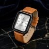 WhatsApp Image 2026-08-04 at 4.28.13 PM Decent Choice Silver Noir - Square Dial Brown Leather Watch For Men
