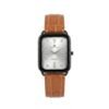 WhatsApp Image 2026-08-04 at 4.28.13 PM (3) Decent Choice Silver Noir - Square Dial Brown Leather Watch For Men